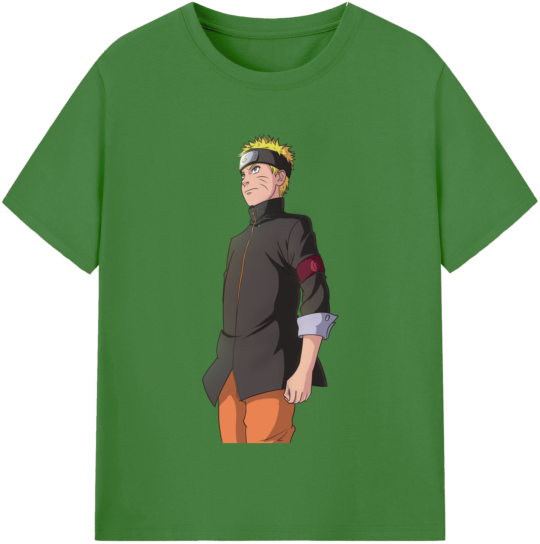 （画像用） NARUTO -ナルト- うずまき ナルト Uzumaki Naruto レディースカジュアルプリントTシャツ（綿100％）